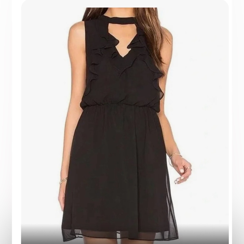 BCBG Generation Front Ruffle Dress, NWT, Size 6